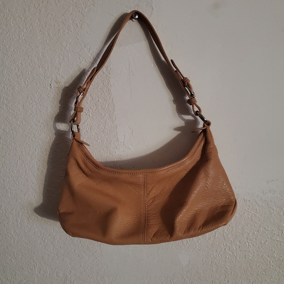 The Sak Mini Hobo Style Leather Shoulder Bag Purse - Picture 4 of 8